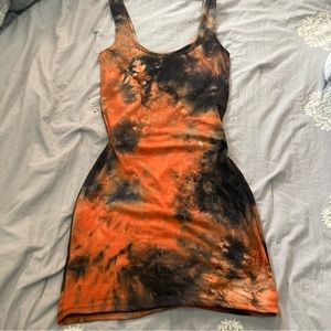 Fashion Nova Trendy Tie dye Body con minidress